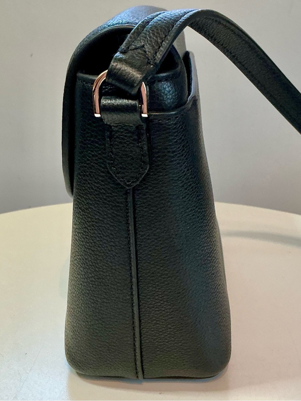Kate Spade Emmie Flap Crossbody Black Pebbled Leather Retail $299 - Picture 8 of 16
